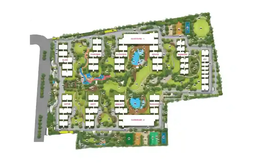 Kalyani Living Tree master plan layout